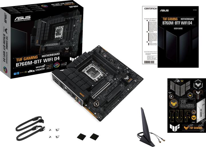 Produktbild ASUS TUF Gaming B760M-BTF D4 (LGA 1700, Intel B760, mATX)