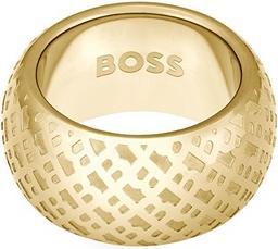 Actual product image Hugo Boss Bold gold-plated ring for women 1580589 - Circuit: 58 mm (58)
