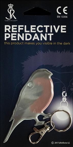 Actual product image Softreflector Pendant reflector bird - chaffinch