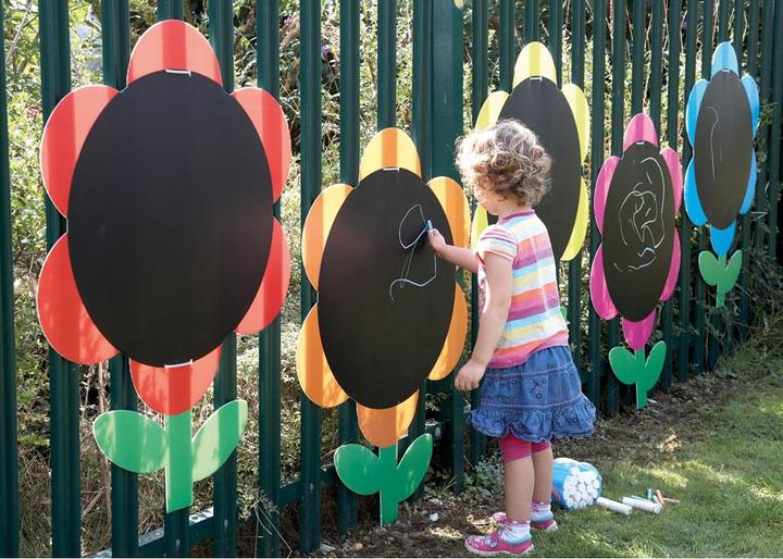 Produktbild TTS Blumen-Tafeln für In- und Outdoor in 5 verschiedenen Farben