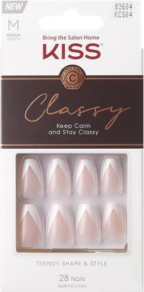 Produktbild KISS Classy Nails Seidenkleid Rosa 1 Count (Kunstnägel, Pink)