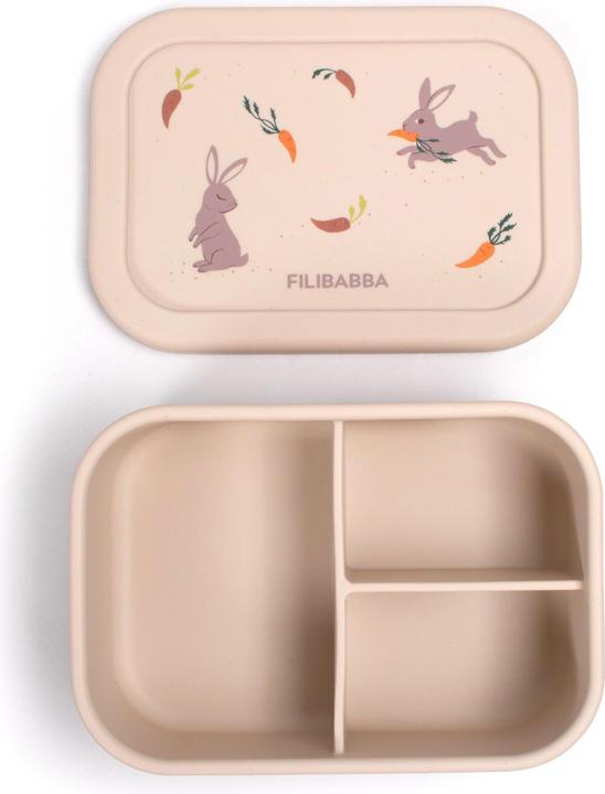 Produktbild Filibabba Brotdose aus Silikon - Toasted Almond