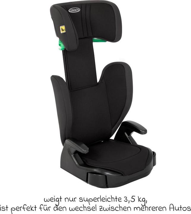 Productafbeelding Graco Junior Maxi™ R44 Kinderzitje (4-12 jaar) - Kleur: IJzer (Kinderzitje, ECE R129/i-Size standaard)