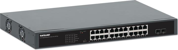 Image du produit Intellinet Commutateur 24 ports Gigabit PoE+ avec 2 ports SFP 19 (26 Ports)