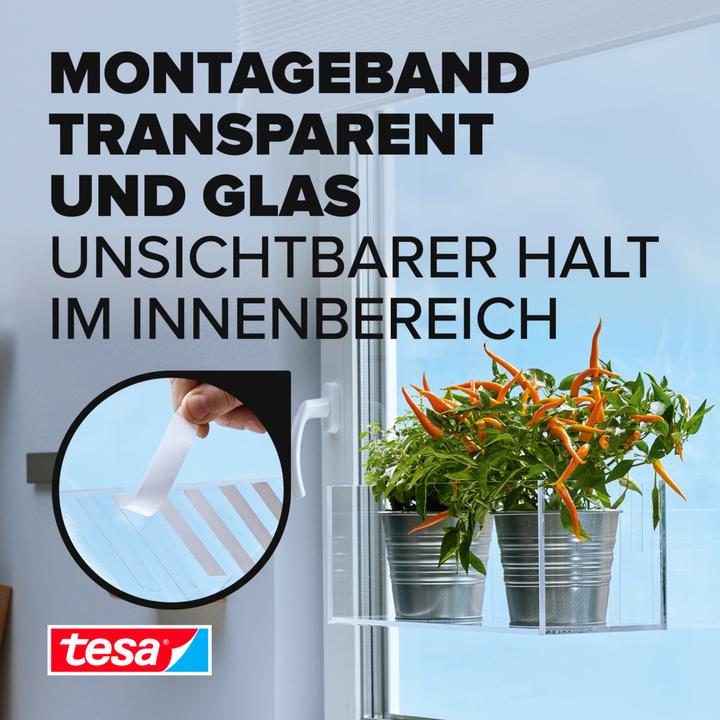 Image du produit tesa Bande de montage verre (19 mm)