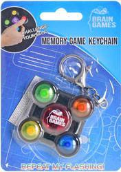 Actual product image Brain Games Memory Game Keychain