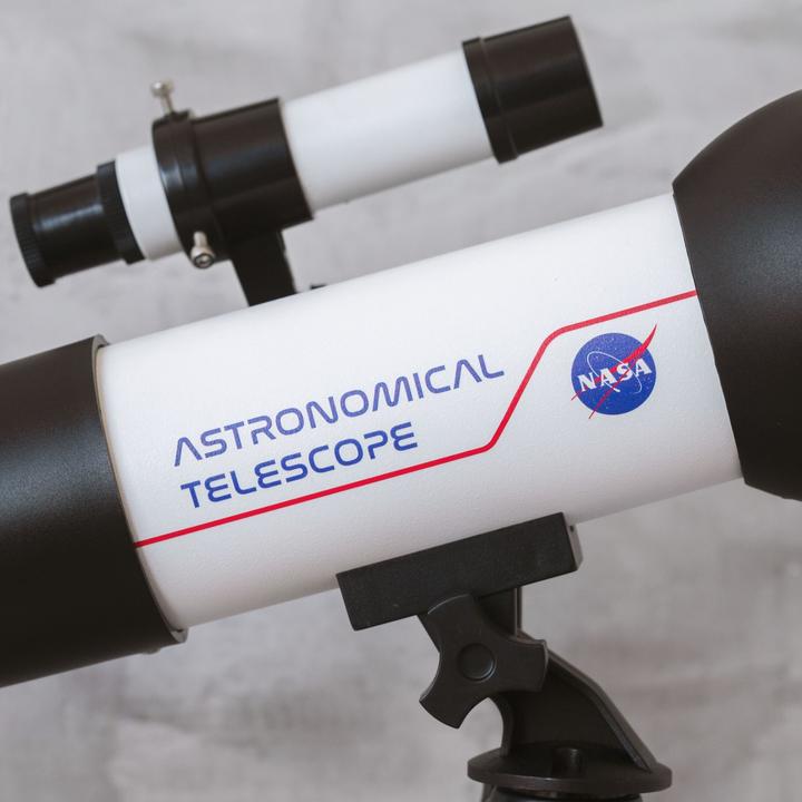 Actual product image Nasa Thumbs up! Telescope are telescope and with tripod white