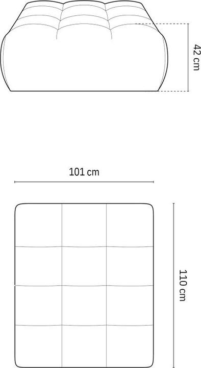 Image du produit Micadoni Bloom (Tabouret rembourré)