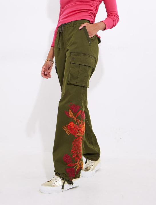Actual product image Joe Browns Floral Straight Leg Cargo Pants (36)