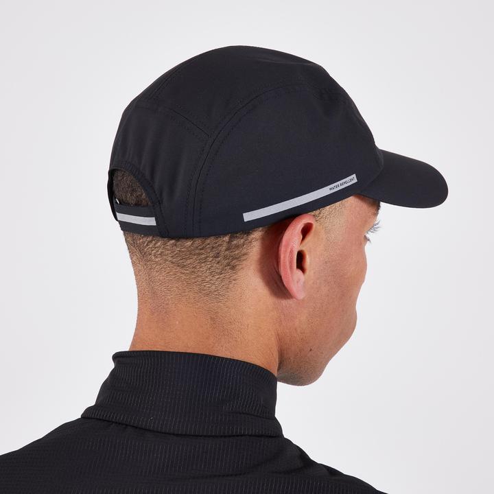 Produktbild Kiprun Lauf-Cap Schirmmütze 5 Panel Regen wasserabweisend - schwarz