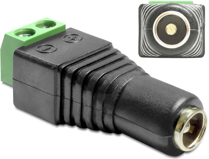 Immagine prodotto Delock Alimentazione jack DC 5,5 mm (ID: 2,5 mm) (W) (0.14 m)