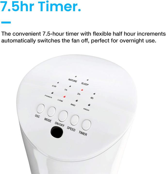 Actual product image Breeze Tower Fan White (54 dB)