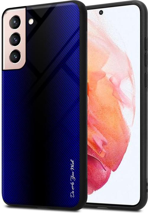 Productafbeelding Cadorabo TPU gestreepte glasplaat (Samsung Galaxy S21 5G)