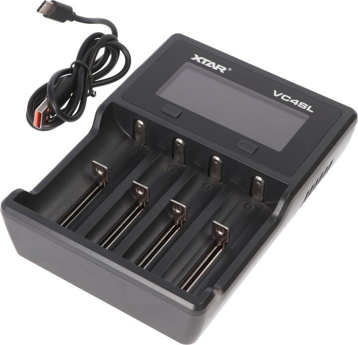 Xtar VC4SL (1 pcs, 14500, 16340, 18500, 18650, 21700, 26650, AAA, AA, Batterie)