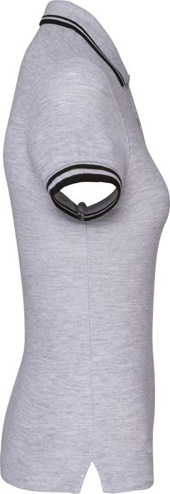 Kariban Polo-Shirt, gestreift, Damen