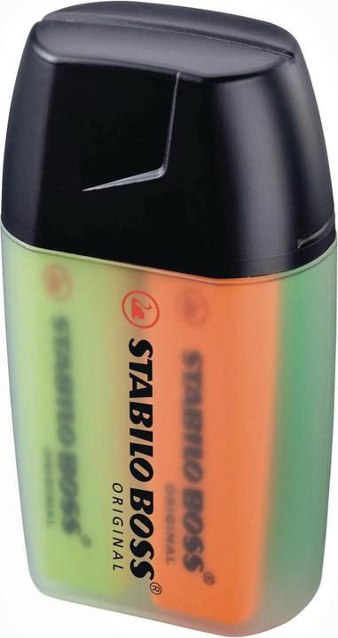 Actual product image STABILO Highlighter Bix Box (Orange, Yellow, Blue, Green, 5 mm, 4 x)