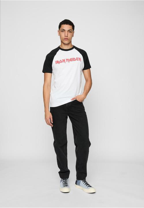 Produktbild Merchcode Iron Maiden Logo Baseball Tee - 18717 (M)