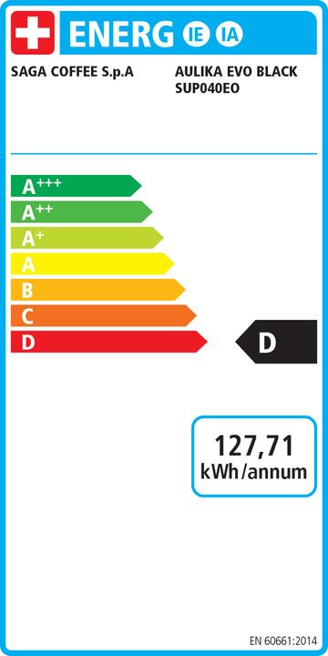 Energielabel Saeco Aulika EVO
