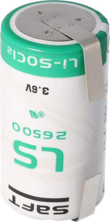 Actual product image Saft Batterie LS26500, C-Size mit Lötfahne U-Form (1 pcs., C, 150 mAh)