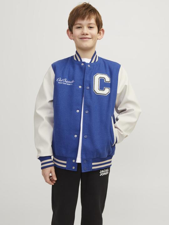 Actual product image Jack & Jones Boys Wool Mix Bomber Jacket (176)