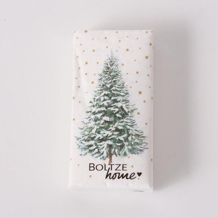 Boltze Home Bistro servet Eleganza Tanne16tl 3sort.