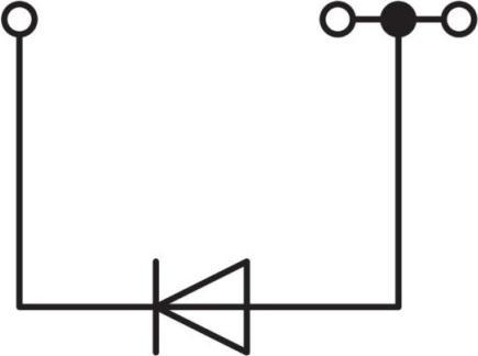 Image du produit Wago Borne de diode 4 mm pince de serrage Affectation : L Gris 279-673/281-411 100 pcs (279-673/281-411)