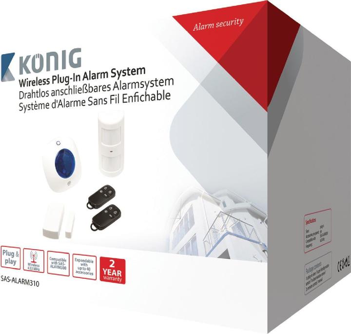 Actual product image König SAS-ALARM310