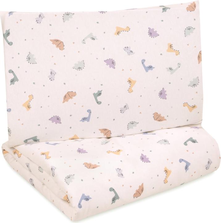 Produktbild Julius Zöllner Jersey Bettwäsche - 100/135+40/60 - Little Dinos