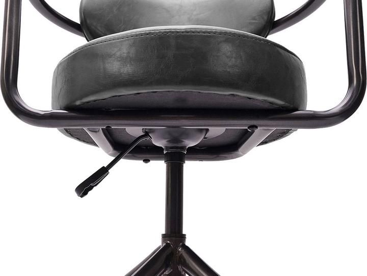 Image du produit Swisshandel24 Tabouret de bar HWC-H10f, chaise de bar, tabouret de comptoir, tabouret pivotant, hauteur réglable