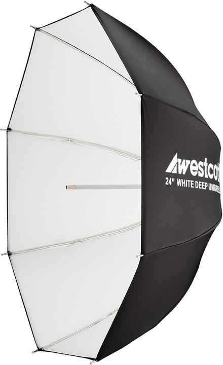 Actual product image Westcott Deep Umbrella White Bounce (24")