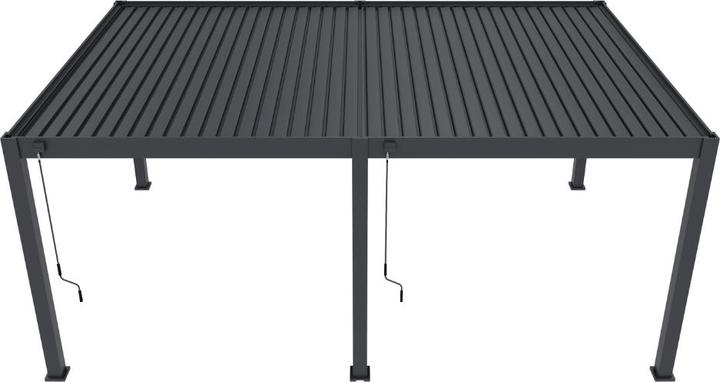 Produktbild Ventaris Pergola Deluxe Plus 4x6m mit Lamellendach Anthrazit (400 cm, 600 cm)
