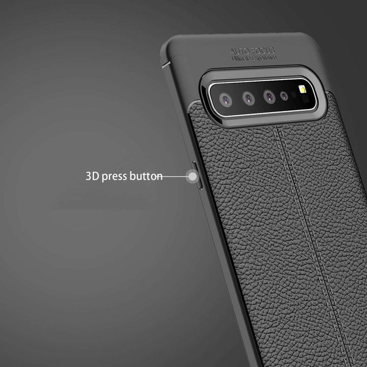 Produktbild Cadorabo TPU Cover Kunstleder Struktur (Samsung Galaxy S10 5G)