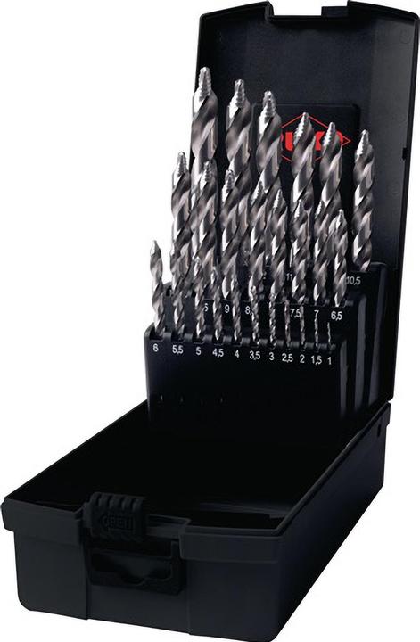 Productafbeelding Ruko 25-delige boorset HSS-G Ultimatecut Flowstep (1 mm, 1,5 mm, 2 mm, 2,5 mm, 3 mm, 3,5 mm, 4 mm, 4,5 mm, 5 mm, 5,5 mm, 6 mm, 6,5 mm, 7 mm, 7,5 mm, 8 mm, 8,5 mm, 9 mm, 9,5 mm, 10 mm, 10,5 mm, 11 mm, 11,5 mm, 12 mm, 12,5 mm, 13 mm)
