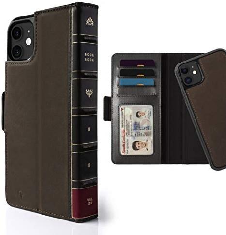 TwelveSouth Custodia in pelle BookBook per iPhone 11 (6.1") marrone (Apple iPhone 11)