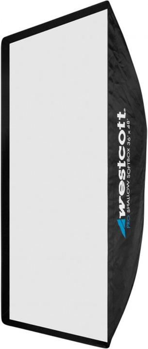 Actual product image Westcott Pro Shallow Softbox 91.4 x 121.9cm Silver Interior