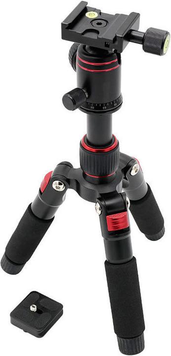 Actual product image Caruba Compactstar 51 Table Low (Zwart / Rood)
