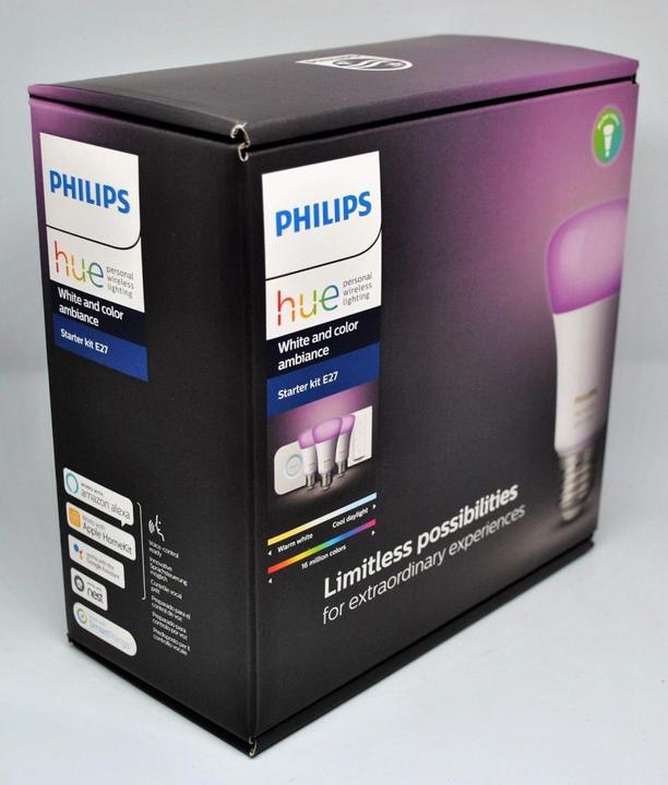 Image du produit Philips Coffret de démarrage Ambiance Hue White & Color (E27, 10 W, 806 lm, 5 x, G)