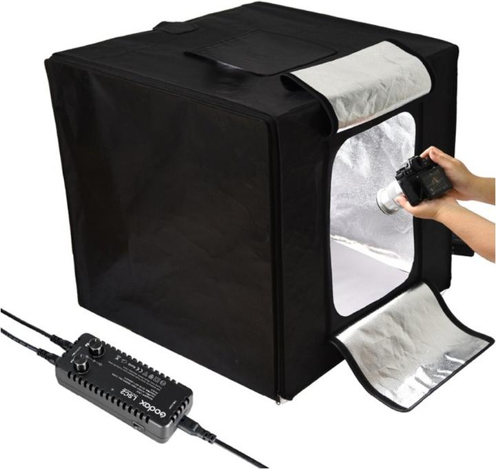 Actual product image Godox Portable Triple Light LED Ministudio L40x40x40cm (60 W, Set)