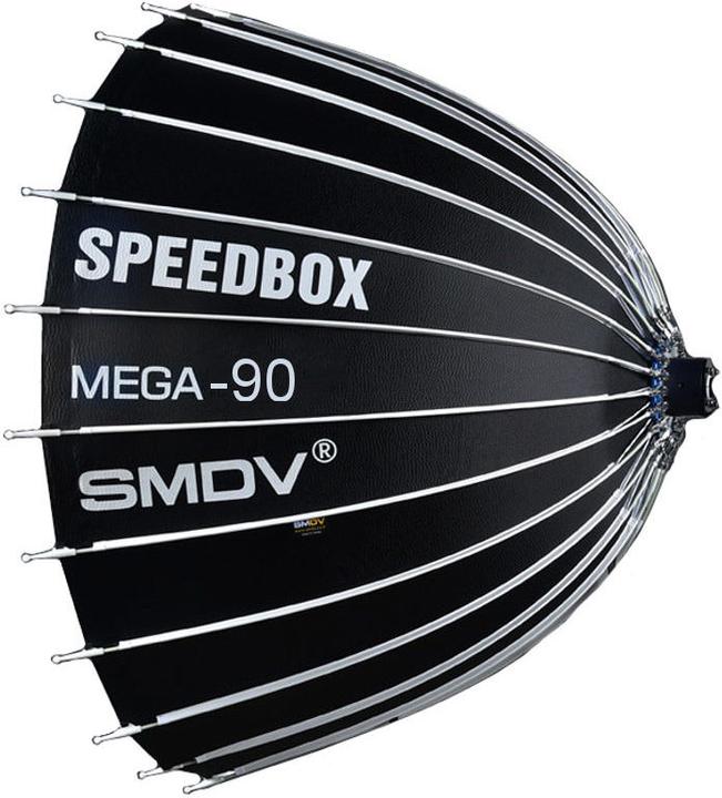 Actual product image SMDV Speedbox Mega 90 Deep Softbox 90cm Zilver Bowens Mount
