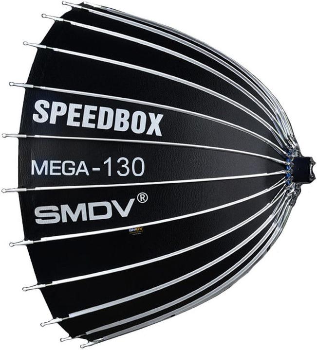 Actual product image SMDV Speedbox Mega 130 Deep Softbox 130cm Wit Bowens Mount