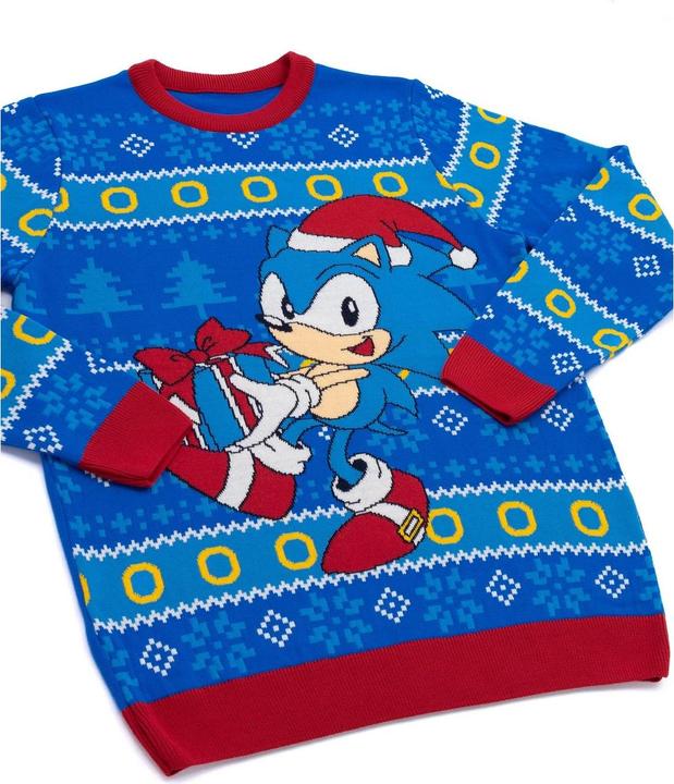 Immagine prodotto Sonic The Hedgehog Maglione Natale Uomo (L)