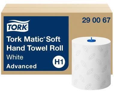 Image du produit Tork Essuie-mains en rouleau Advanced H1 290067 blanc, 2 couches 150m (1 x)