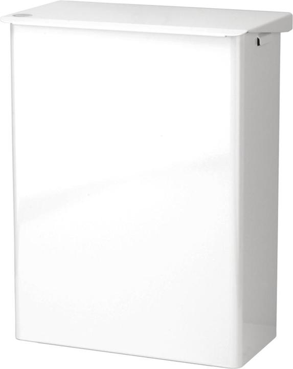 white powder-coated