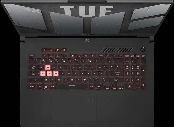 Actual product image ASUS TUF Gaming A17 FA707RC-HX034W (17.3" FHD, R7H, 16GB, 512GB SSD, RTX 3050, W11H) (AMD Ryzen 7 6800H, CH)