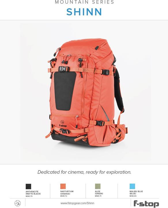 Actual product image F-Stop Shinn Malibu Blue (80 l)