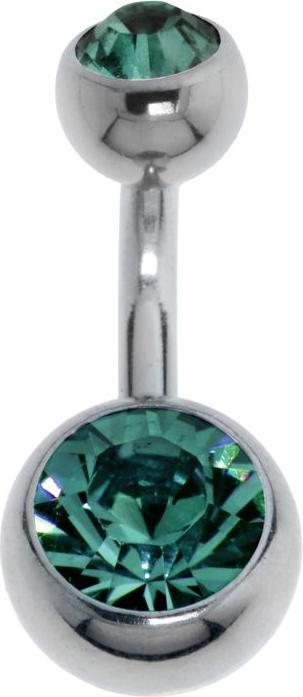 Bijouteria Bauchpiercing (Titan, Kristall)