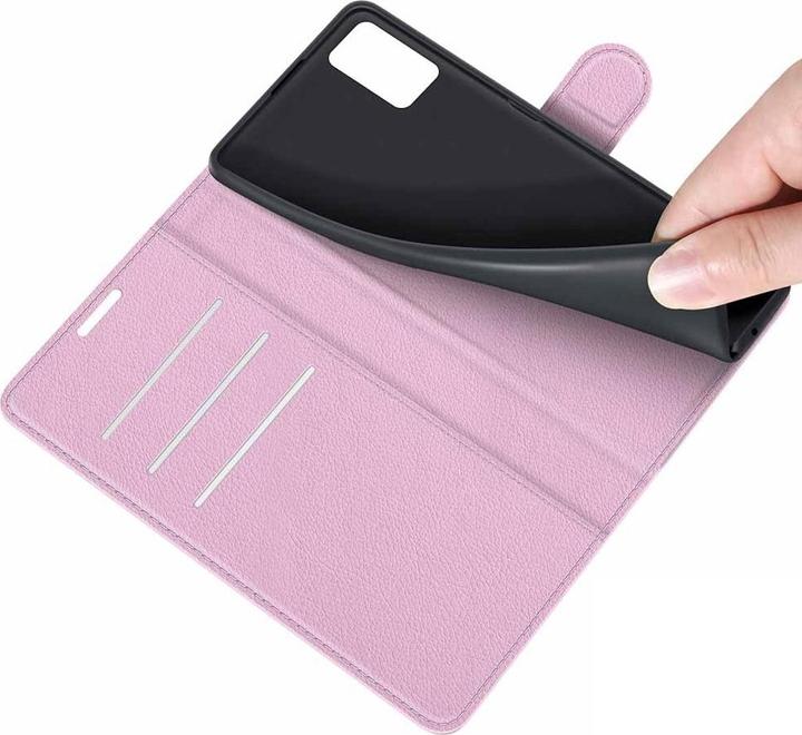Produktbild König Design Hülle Handy Schutz für ZTE Blade A31 Case Flip Cover Tasche Etuis Bumper Rosa (ZTE Blade A31)