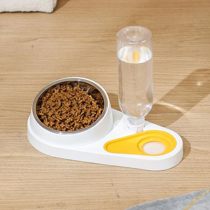 Produktbild König Design Napfset für Katzen Hunde Hundenapf Katzennapf Futterbar Napfständer Futternapf