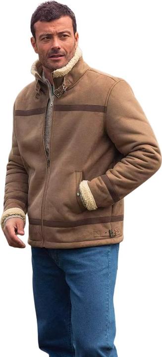 Image du produit Atlas For Men Veste doublée en faux daim avec sherpa (4XL)