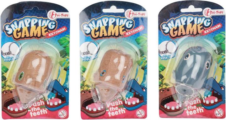 Actual product image Toi-Toys Keychain Game Biting Animal